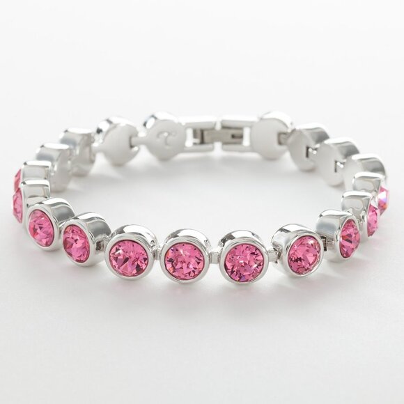 ROSE Ice Bracelet by Touchstone Crystal by Swarovski ✨ New in box - Picture 1 of 1